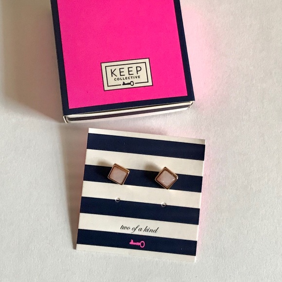 KEEP Collective Jewelry - Rose Quartz Wishing Stone Earrings NWT
